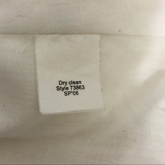 J.Crew white cotton & linen blazer jacket size 4 - Picture 6 of 7